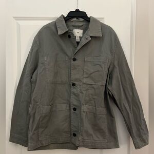 H&M Men's Military Field Jacket in Gray
